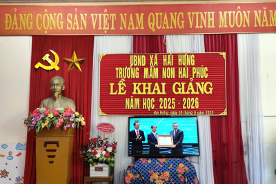 “NGÀY HỘI ĐẾN TRƯỜNG CỦA BÉ” TẠI TRƯỜNG MẦM NON HẢI PHÚC ĐÃ THÀNH CÔNG TỐT ĐẸP