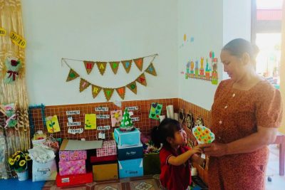 Trường Mầm non Hải Phúc rộn ràng chào mừng ngày phụ nữ Việt Nam 20/10