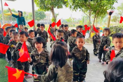TRƯỜNG MẦM NON HẢI PHÚC CHÀO MỪNG 81 NĂM NGÀY THÀNH LẬP QUÂN ĐỘI NHÂN DÂN VIỆT NAM
