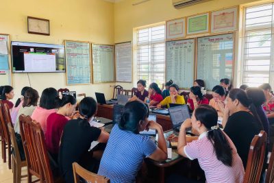 TRƯỜNG MẦM NON HẢI PHÚC THỰC HIỆN BỒI DƯỠNG THƯỜNG XUYÊN QUA HỆ THỐNG PHẦN MỀM TEMIS